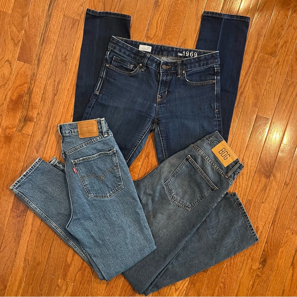 Fabulous trio of jeans in 28R